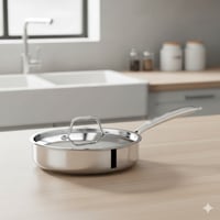 طاوة ماكسيما من الستانلس ستيل الهندي المقاوم للصدأ...