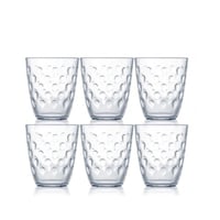 طقم كاسات زجاج لومينارك فرنسي 6 قطع