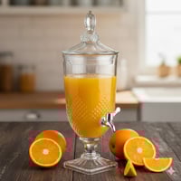 موزع عصير زجاج مع بزبوز مقاس 3 لتر