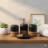 طقم حمام سيراميك 4 قطع