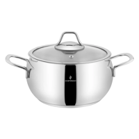 طقم قدور لونا استيل تركي 6 قطع