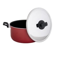 قدر نيوفلون غطاء ستيل 28 سم