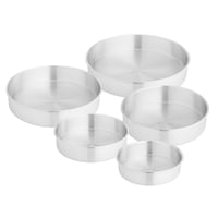 طقم صواني فرن ألمنيوم دائرية نيوفلون 5 قطع