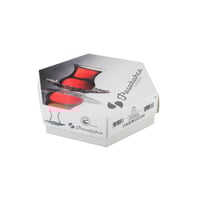 طقم كاسات شاي زجاج تركي سادة مع صحن بشكل وردة 12 ق...