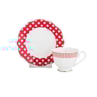 طقم فناجين قهوة تركي ريد لاين 12 قطعة