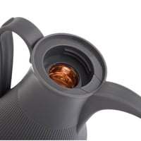 طقم ترامس الدلة من ألاسكا لون رمادي غامق مع ذهبي