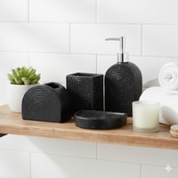 طقم حمام سيراميك 4 قطع