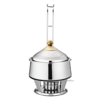 سخان طعام بوهارا استيل هندي مع ذهبي 5 لتر