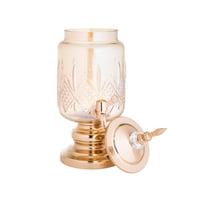 طقم موزع عصير زجاج مع كاسات مكون من 7 قطع