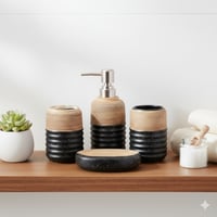 طقم حمام سيراميك 4 قطع