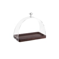 ستاند تقديم خشب مع حامل أكليرك 25X13 سم