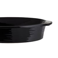 طقم صواني فرن سيراميك قطعتين أسود