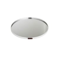 طوفرية ستيل مع مرآة دائرية مقاس كبير