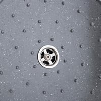 طقم قدور جرانيت لاهويا 9 قطعة رمادي