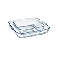 طقم صواني فرن بايركس تركي مربع قطعتين