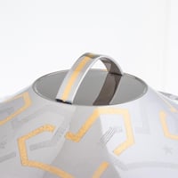 حافظة طعام ستيل هندي مذهب 3.5 لتر