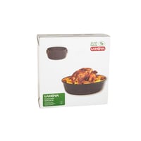 صينية فرن جرانيت لاهويا مقاس 28 سم رمادي