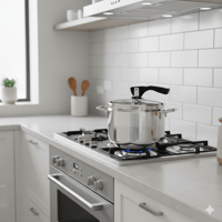 قدر ضغط سوفت استيل تركي مقاس 4 لتر