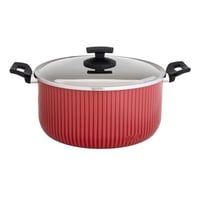 قدر نيوفلون غطاء ستيل 28 سم