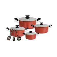 طقم قدور تيفال نيوفلون 12 قطعة