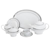 طقم شاي ريتشفاين من البورسلين 24 قطعة لـ 6 أشخاص