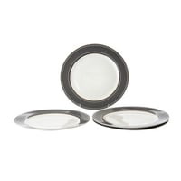 طقم صحون أكل بورسلين 4 قطع مقاس 27 سم