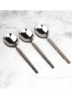 طقم ملاعق شوربة ستيل ياباني 12 قطعة