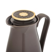 ترمس ألاسكا 1 لتر لون بني مع ذهبي