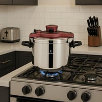 قدر ضغط سوفرام استيل تركي مقاس 6 لتر