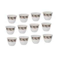 طقم فناجين قهوة سعودية بورسلين 12 قطعة