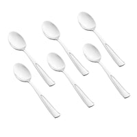 طقم ملاعق استيل فضي 30 قطعة