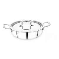 قدر طهي منخفض من الستانلس ستيل الهندي المقاوم للصد...