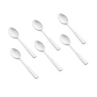 طقم ملاعق استيل فضي 30 قطعة