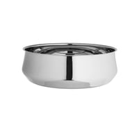 سخان طعام استيل هندي مع ذهبي مقاس 8 لتر