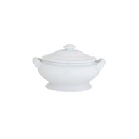 زبدية تقديم شوربة سيراميك بغطاء