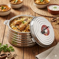 حافظة طعام استيل سعة 3 لتر