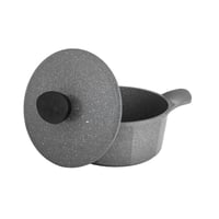 طقم قدور جرانيت جويل 12 قطعة رمادي