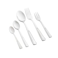 طقم ملاعق استيل فضي 30 قطعة