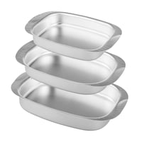 طقم صواني فرن ألمنيوم نيوفلون 3 قطع