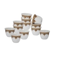 طقم فناجين قهوة سعودية بورسلين 12 قطعة