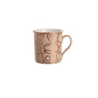 كوب قهوة بورسلين ديزاين ذهبي مطفي