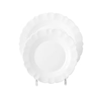 طقم عشاء أركوبال فاخر أبيض 24 قطعة - 6 اشخاص