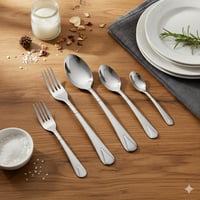 طقم ملاعق وشوك إستيل ياباني 60 قطعة