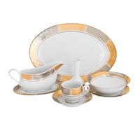 طقم حلى ريتشفاين من البورسلين 28 قطعة لـ 6 أشخاص