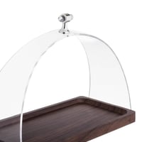 ستاند تقديم خشب مع حامل أكليرك 30X15 سم