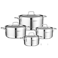 طقم قدور كوركماز الفا استيل تركي 8 قطع