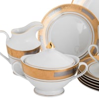 طقم شاي ريتشفاين من البورسلين 24 قطعة لـ 6 أشخاص