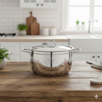 قدر طبخ سوفت استيل تركي مقاس 26 سم