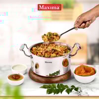 قدر طهي ماكسيما من الستانلس ستيل الهندي المقاوم لل...