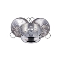 قدر منتو ستيل تركي 5 قطع 28 سم